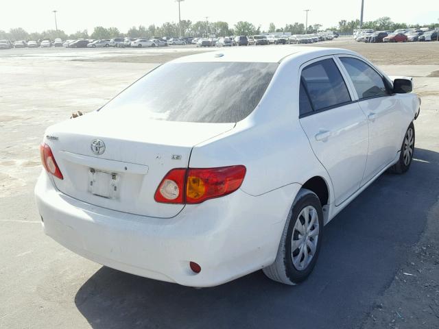 1NXBU4EE1AZ311693 - 2010 TOYOTA COROLLA BA WHITE photo 4