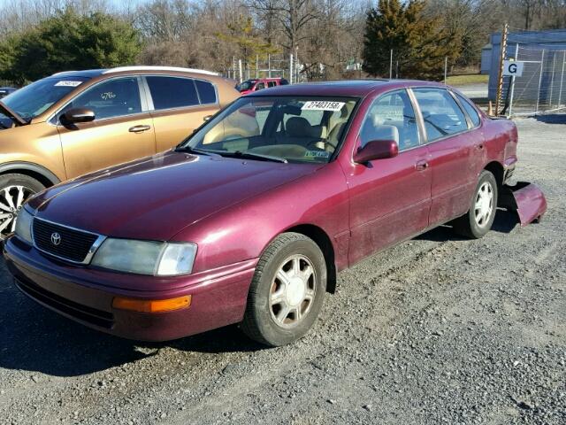 4T1BF12BXTU123258 - 1996 TOYOTA AVALON XL RED photo 2