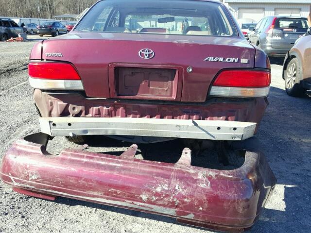 4T1BF12BXTU123258 - 1996 TOYOTA AVALON XL RED photo 9