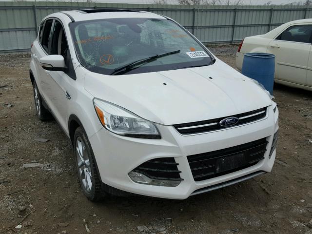 1FMCU0H97DUC88601 - 2013 FORD ESCAPE SEL WHITE photo 1