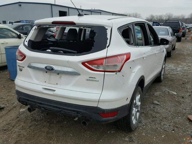 1FMCU0H97DUC88601 - 2013 FORD ESCAPE SEL WHITE photo 4