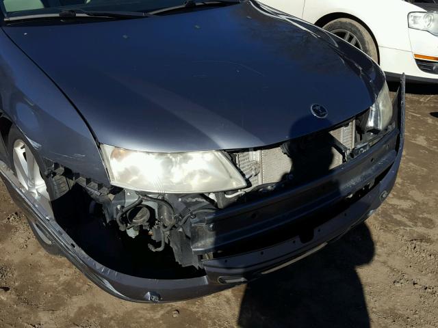 YS3FH41U871130388 - 2007 SAAB 9-3 AERO GRAY photo 9