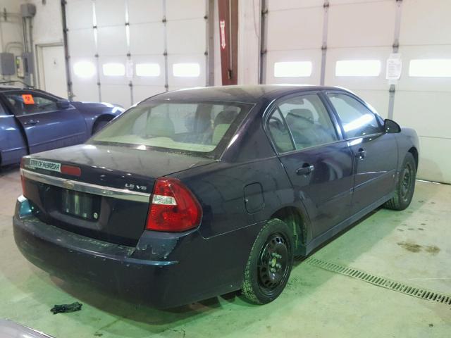 1G1ZS58NX7F270920 - 2007 CHEVROLET MALIBU LS 蓝色 照片 4