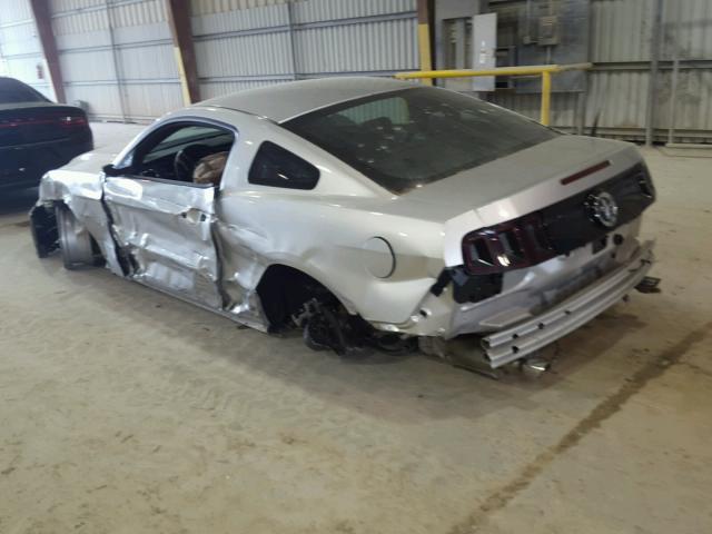 1ZVBP8AM7E5303174 - 2014 FORD MUSTANG SILVER photo 3