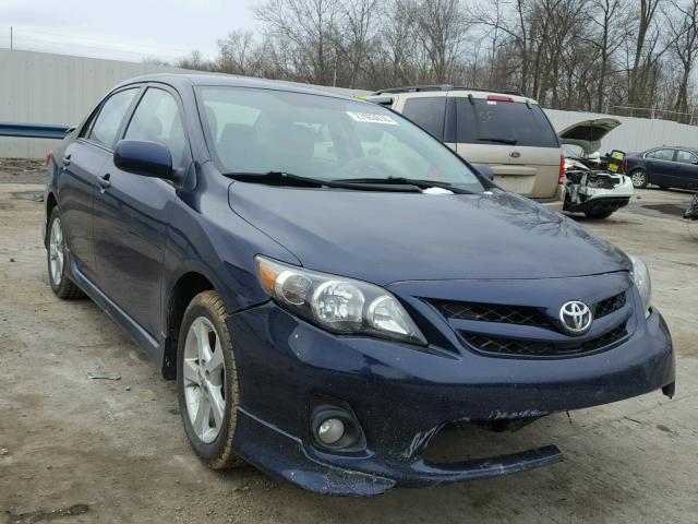 2T1BU4EE8DC065988 - 2013 TOYOTA COROLLA BA BLUE photo 1