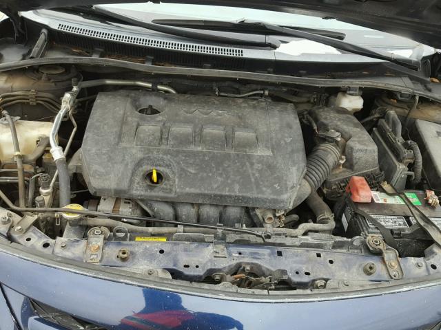 2T1BU4EE8DC065988 - 2013 TOYOTA COROLLA BA BLUE photo 7