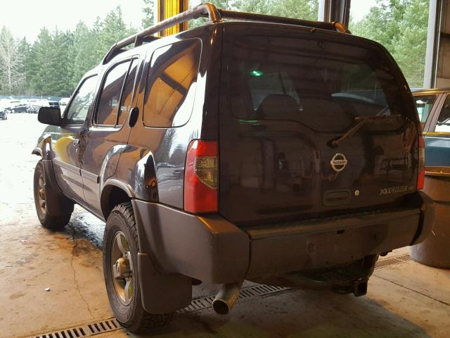 5N1ED28Y73C682969 - 2003 NISSAN XTERRA XE BLACK photo 3