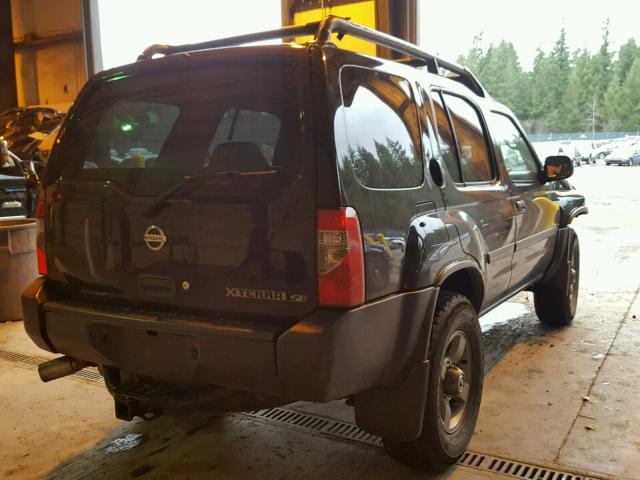 5N1ED28Y73C682969 - 2003 NISSAN XTERRA XE BLACK photo 4