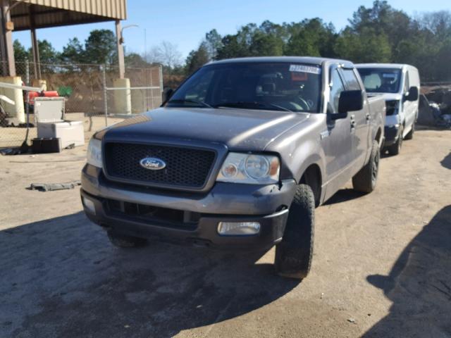 1FTRW14W64KB68469 - 2004 FORD F150 SUPER GRAY photo 2