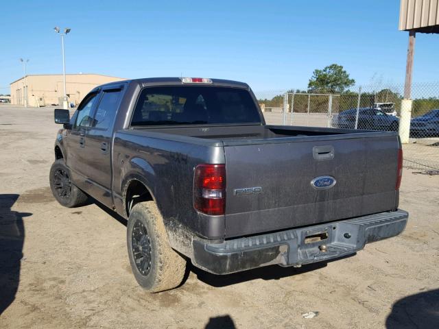 1FTRW14W64KB68469 - 2004 FORD F150 SUPER GRAY photo 3