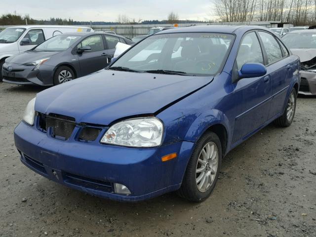 KL5JJ56Z25K083193 - 2005 SUZUKI FORENZA LX BLUE photo 2