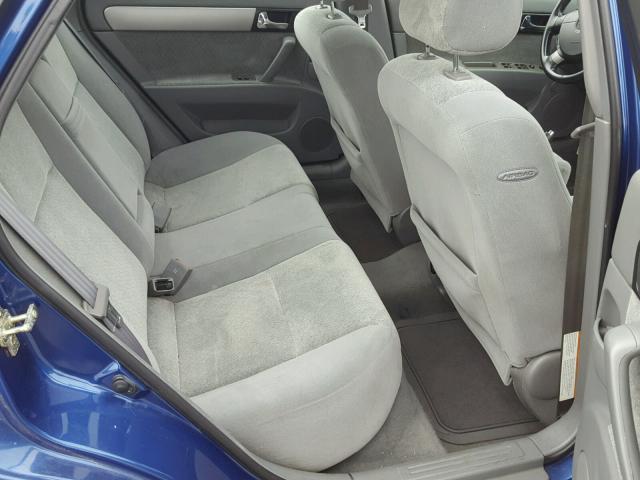 KL5JJ56Z25K083193 - 2005 SUZUKI FORENZA LX BLUE photo 6