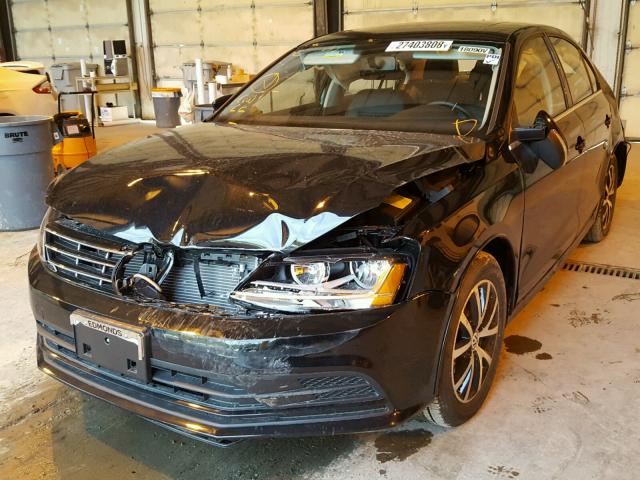 3VWB67AJ2JM222736 - 2018 VOLKSWAGEN JETTA SE BLACK photo 2