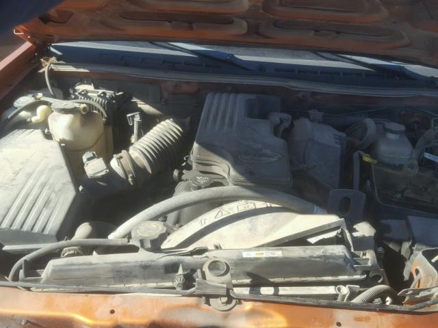 1GTCS148258282891 - 2005 GMC CANYON ORANGE photo 7