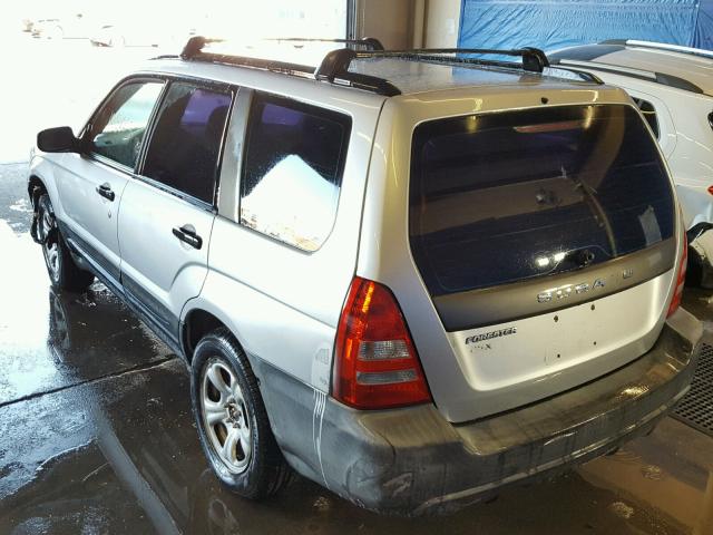 JF1SG63675G742939 - 2005 SUBARU FORESTER 2 SILVER photo 3