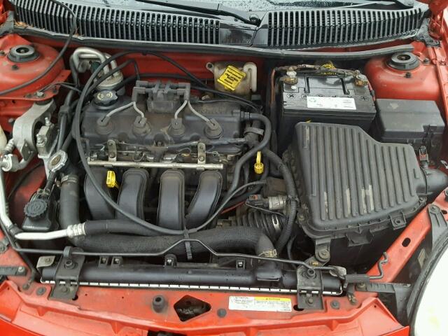 1B3ES56C95D227154 - 2005 DODGE NEON SXT RED photo 7