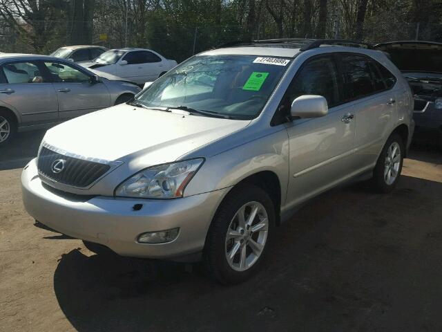 2T2GK31U28C039651 - 2008 LEXUS RX 350 SILVER photo 2