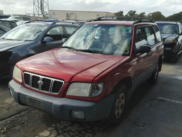 JF1SF63571G768543 - 2001 SUBARU FORESTER L ORANGE photo 2