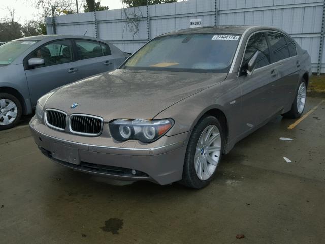 WBAGN63595DS57388 - 2005 BMW 745 LI Marron photo 2