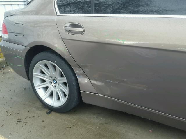 WBAGN63595DS57388 - 2005 BMW 745 LI Marron photo 9