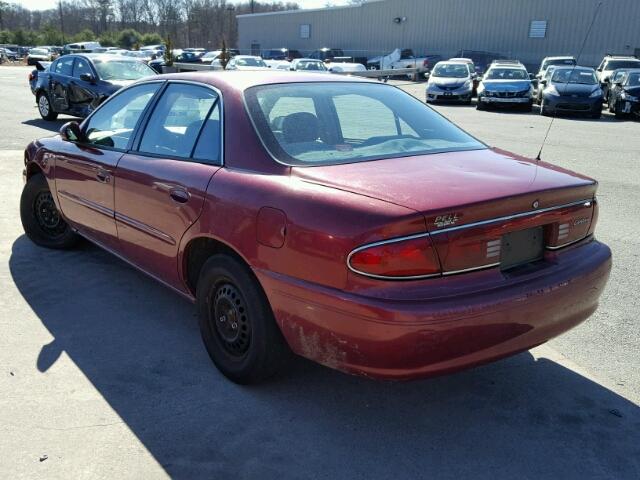 2G4WS52J851105562 - 2005 BUICK CENTURY CU MAROON photo 3