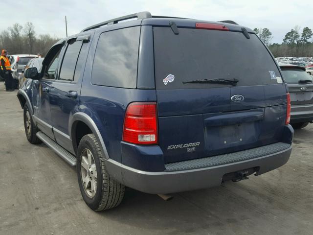 1FMZU63K14UA08629 - 2004 FORD EXPLORER X BLUE photo 3