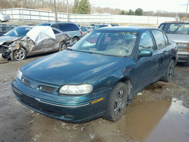 1G3NB52J4X6316107 - 1999 OLDSMOBILE CUTLASS GL GREEN photo 2