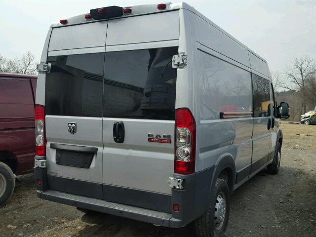 3C6TRVDG8GE119835 - 2016 RAM PROMASTER 银色 照片 4