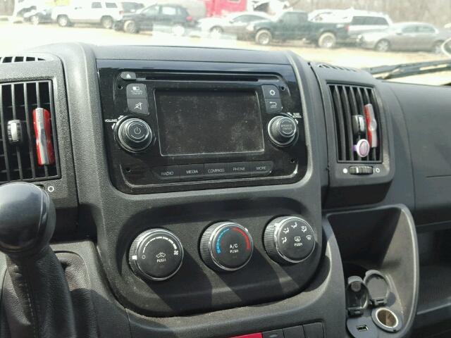 3C6TRVDG8GE119835 - 2016 RAM PROMASTER 银色 照片 9