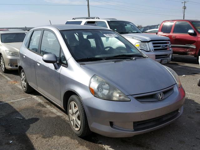 JHMGD38477S065176 - 2007 HONDA FIT SILVER photo 1