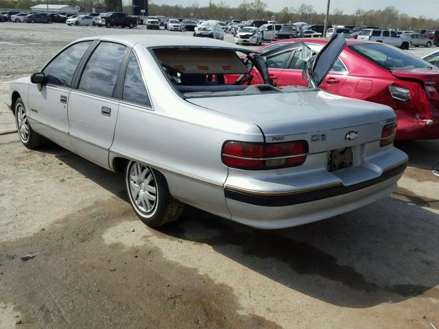 1G1BL53E7MW114805 - 1991 CHEVROLET CAPRICE SILVER photo 3