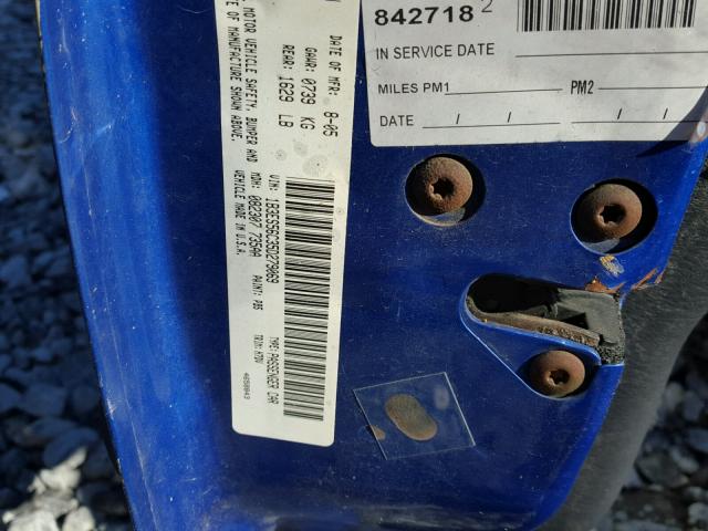 1B3ES56C35D279069 - 2005 DODGE NEON SXT BLUE photo 10