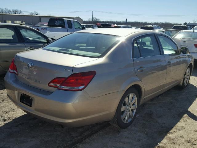 4T1BK36B57U227146 - 2007 TOYOTA AVALON XL GOLD photo 4