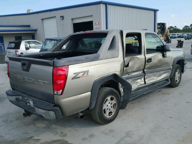 3GNEK13T23G227399 - 2003 CHEVROLET AVALANCHE GRAY photo 4