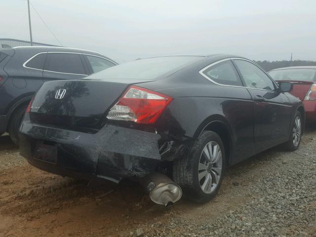 1HGCS12339A021633 - 2009 HONDA ACCORD LX BLACK photo 4