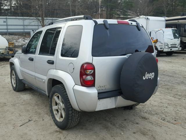 1J4GL58K56W250973 - 2006 JEEP LIBERTY LI SILVER photo 3