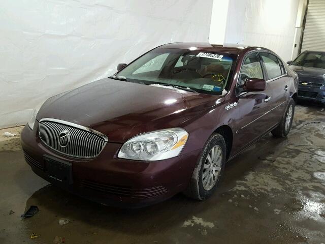 1G4HP57286U230949 - 2006 BUICK LUCERNE CX MAROON photo 2