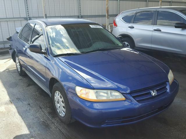 1HGCF86602A018633 - 2002 HONDA ACCORD VAL BLUE photo 1