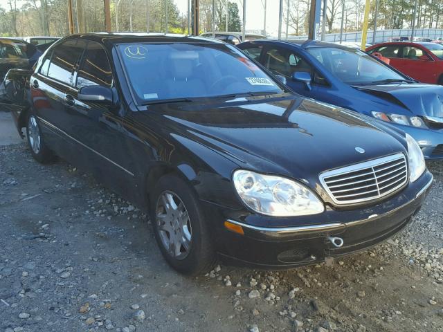 WDBNG70J01A136870 - 2001 MERCEDES-BENZ S 430 BLACK photo 1