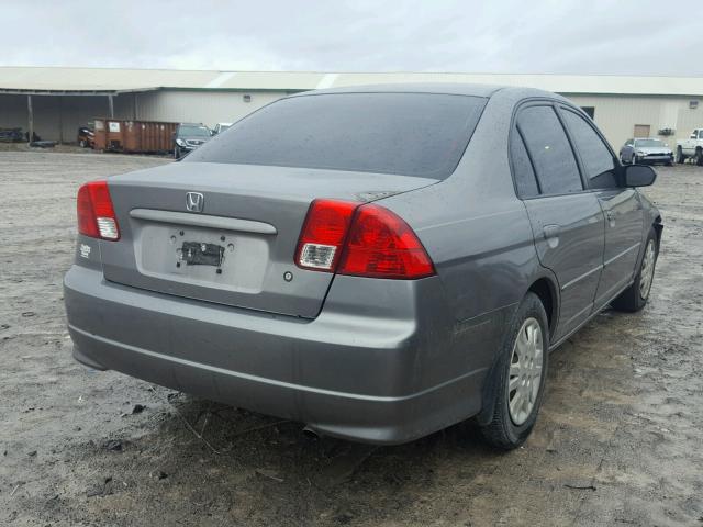 2HGES155X5H513237 - 2005 HONDA CIVIC LX SILVER photo 4