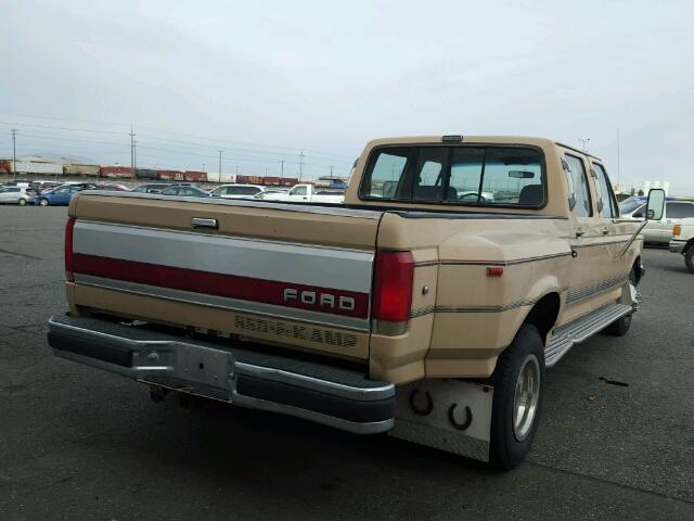 2FTJW35G5LCA95484 - 1990 FORD F350 CREAM photo 4