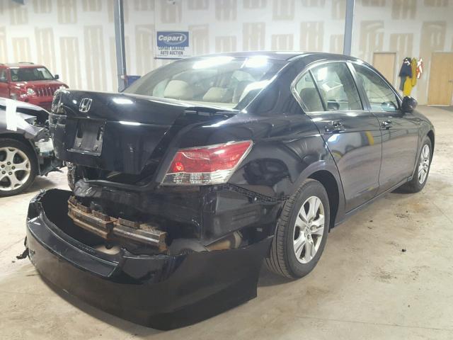 1HGCP26488A020969 - 2008 HONDA ACCORD LXP BLACK photo 4