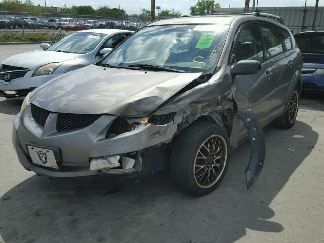 5Y2SL62804Z429422 - 2004 PONTIAC VIBE GRAY photo 2