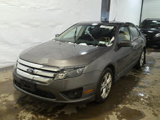 3FAHP0HA8CR148788 - 2012 FORD FUSION SE GRAY photo 2