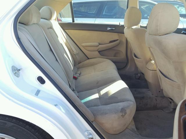 1HGCM567X7A004047 - 2007 HONDA ACCORD EX WHITE photo 6