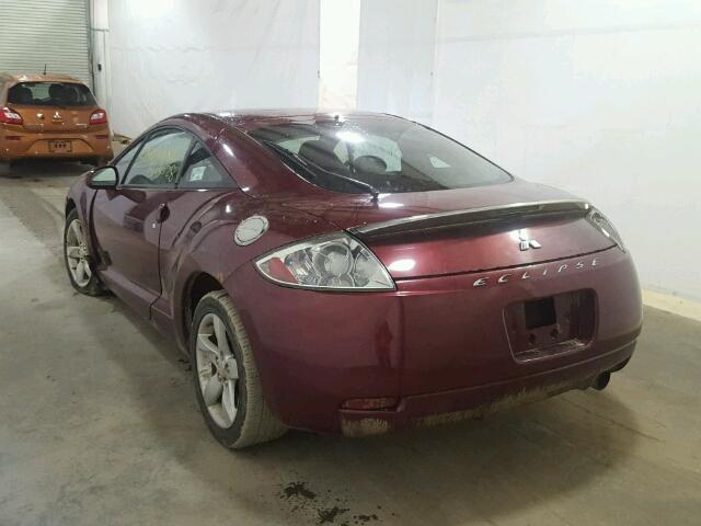 4A3AK24F36E007848 - 2006 MITSUBISHI ECLIPSE GS RED photo 3