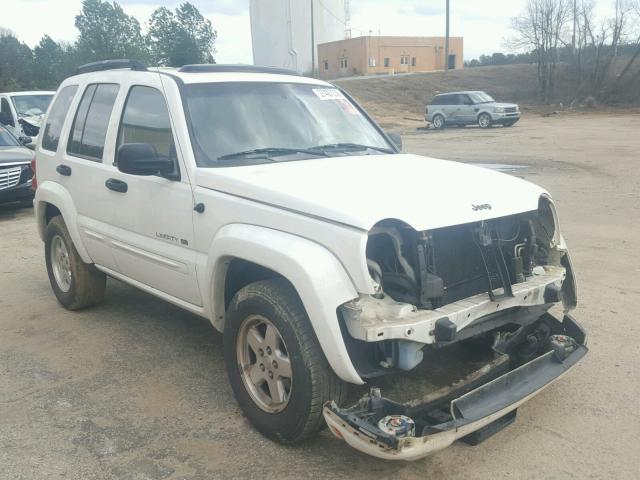 1J8GK58K43W696786 - 2003 JEEP LIBERTY LI WHITE photo 1