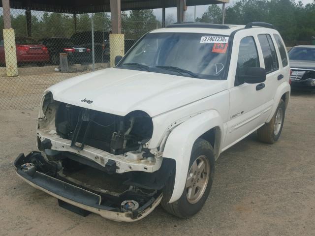 1J8GK58K43W696786 - 2003 JEEP LIBERTY LI WHITE photo 2