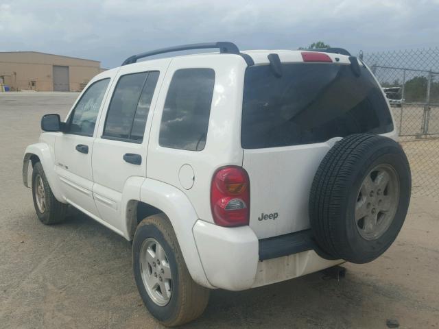 1J8GK58K43W696786 - 2003 JEEP LIBERTY LI WHITE photo 3