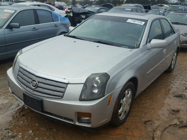 1G6DM577740158902 - 2004 CADILLAC CTS SILVER photo 2